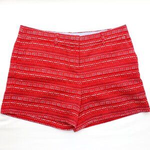 ARTISAN NY Red Tweed Shorts Women's Size 8 LOW RISE W Pockets